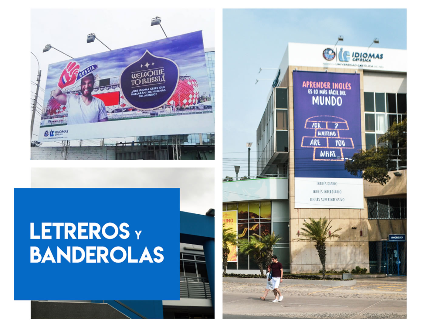 Letreros y banderolas